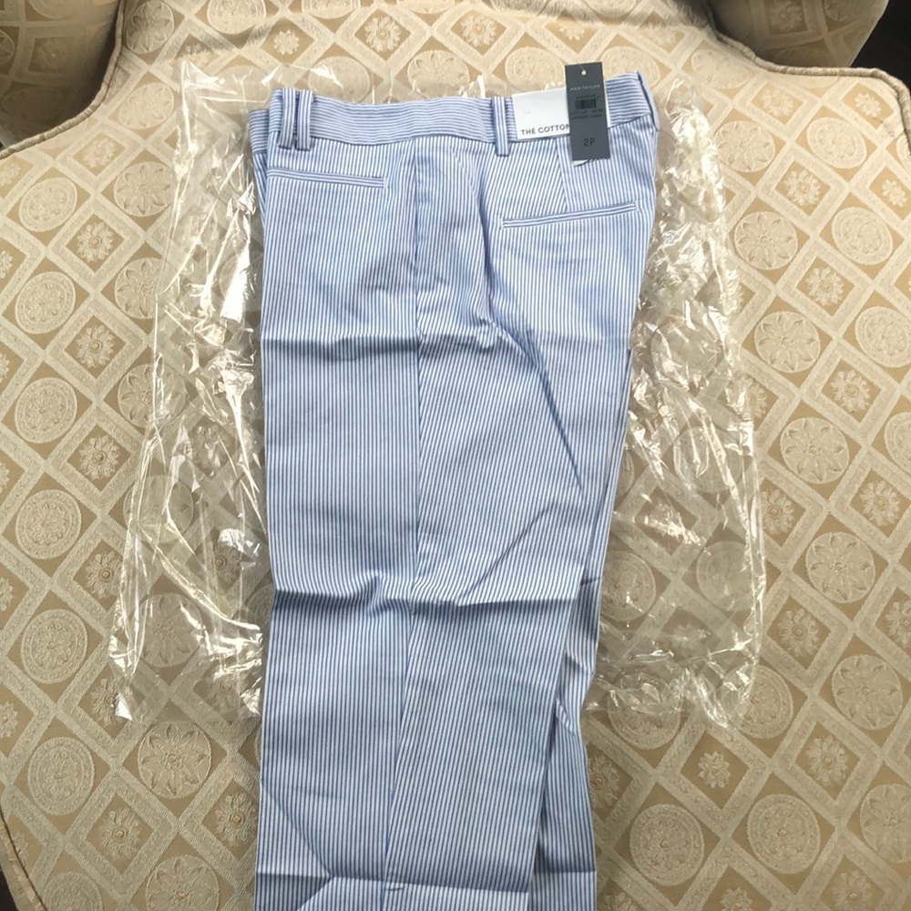 Crop pinstripe pants from Ann Taylor